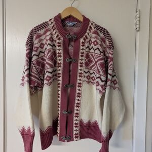 Nordic Style Knit Cardigan Sweater